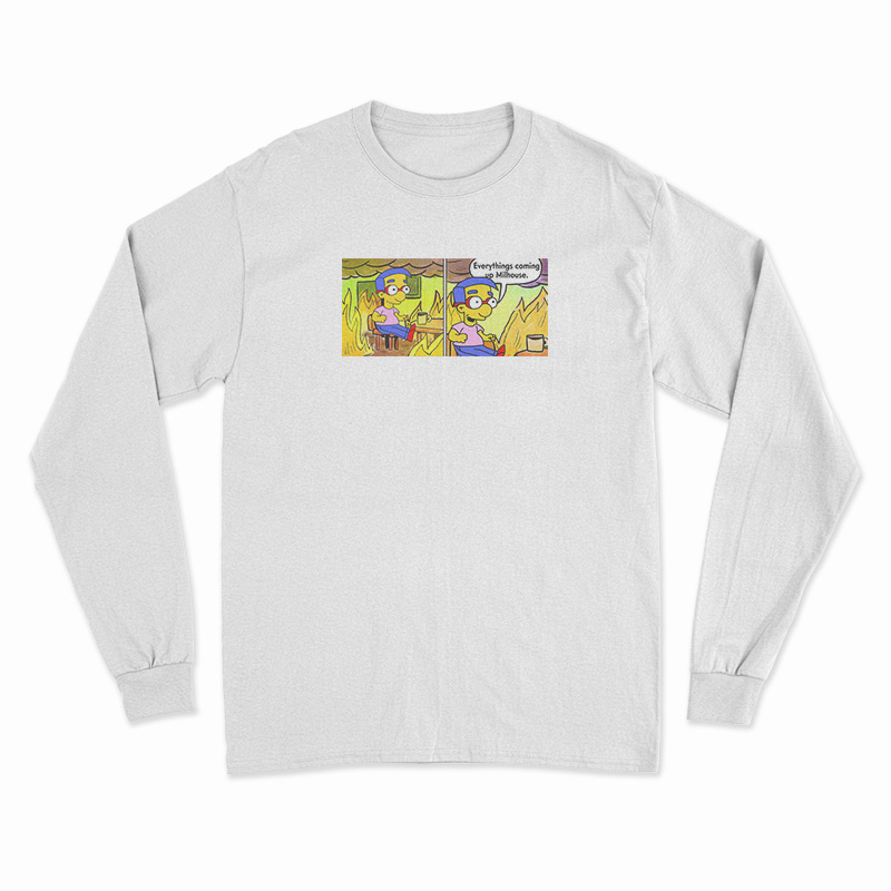 Burning Room Milhouse Long Sleeve T-Shirt