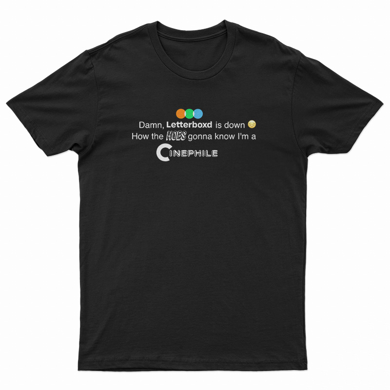 Damn Letterboxd Is Down How The Hoes T-Shirt