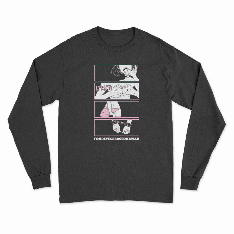 Foureyes X Based Kawaii Anime Long Sleeve T-Shirt For UNISEX
