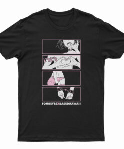 Foureyes X Based Kawaii Anime T-Shirt