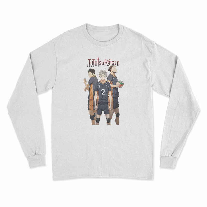 Haikyuu Jujutsu Kaisen Long Sleeve T-Shirt