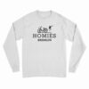Homies Brooklyn Logo Parody Long Sleeve T-Shirt
