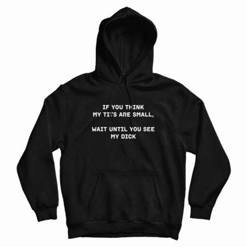 If You Think My Tits Are Small Wait Until You See My Dick Hoodie