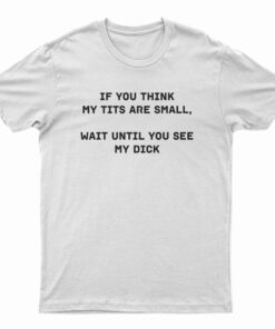 If You Think My Tits Are Small Wait Until You See My Dick T-Shirt