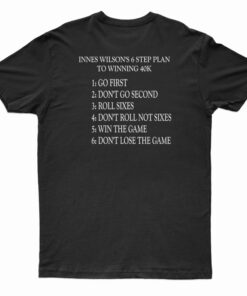 Innes Wilson's 6 Step Plan To Winning 40K T-Shirt