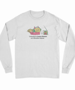 Listening To Lemon Demon At A Sensible Volume Long Sleeve T-Shirt
