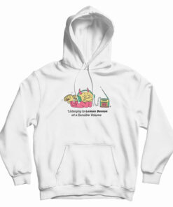 Listening To Lemon Demon At A Sensible Volume Hoodie