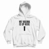 My Vagina is Up Here Hoodie