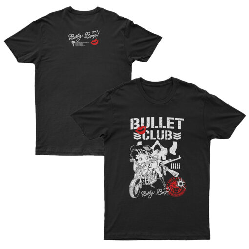 NJPW Bullet Club Betty Boop Collaboration T-Shirt