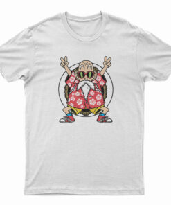 New Japan Anime Kame Sennin Muten Roshi T-Shirt