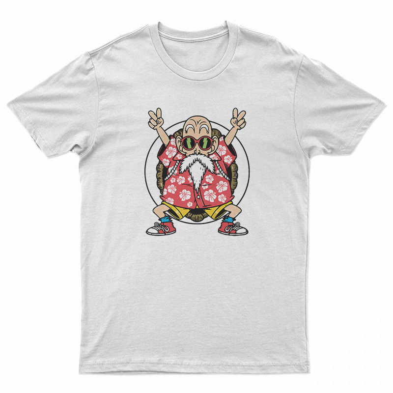 New Japan Anime Kame Sennin Muten Roshi T-Shirt