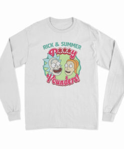 Rick and Summer Pussy Pounders Rick and Morty Long Sleeve T-Shirt
