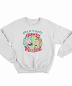 Rick and Summer Pussy Pounders Rick and Morty Sweatshirt