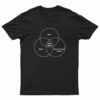 Roy Kent Venn Diagram He's Here He's There He's Every Fucking Where T-Shirt