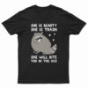 She Is Beauty She Is Trash Raccoon T-Shirt