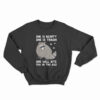 She Is Beauty She Is Trash Raccoon Sweatshirt