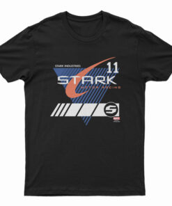 Stark Industries Motor Racing Marvel Iron Man T-Shirt