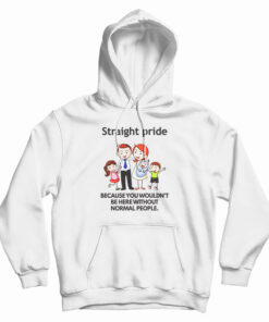 Straight Pride Because You Wouldn't Be Here Without Normal People Hoodie
