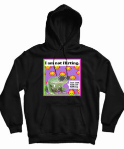 The Frog I Am Not Flirting I Am Just Hot And Talking Hoodie