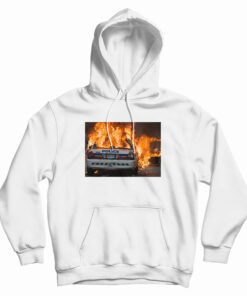 Toronto Police Car In Fire Hoodie
