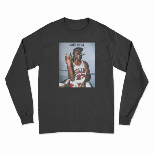 Vintage Michael Jordan Three Peat Simplyheat Long Sleeve T-Shirt