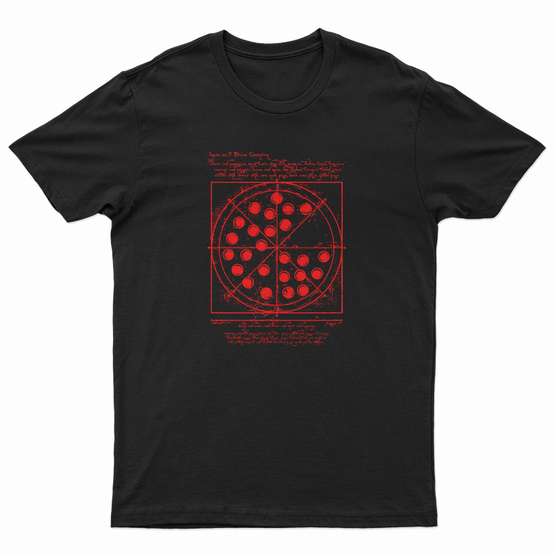 Vitruvian Pizza T-Shirt