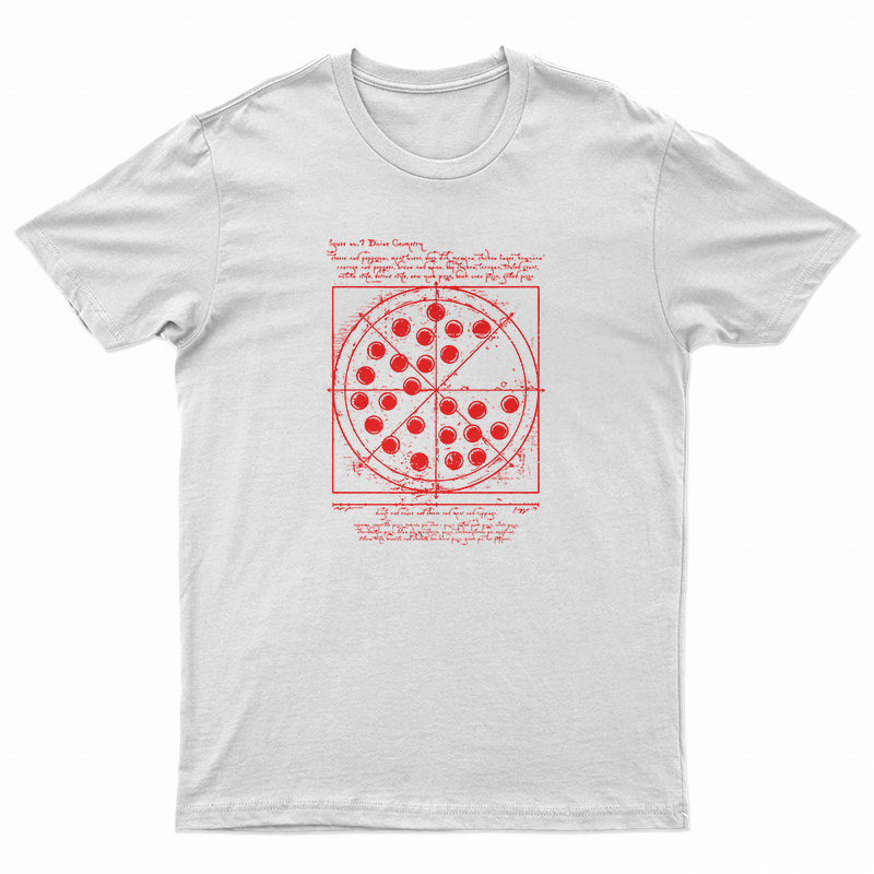 Vitruvian Pizza T-Shirt