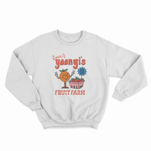 BTS Min Yoongi's Fruit Farm Sweatshirt