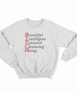 Beautiful Intelligent Talented Charming Horny Sweatshirt