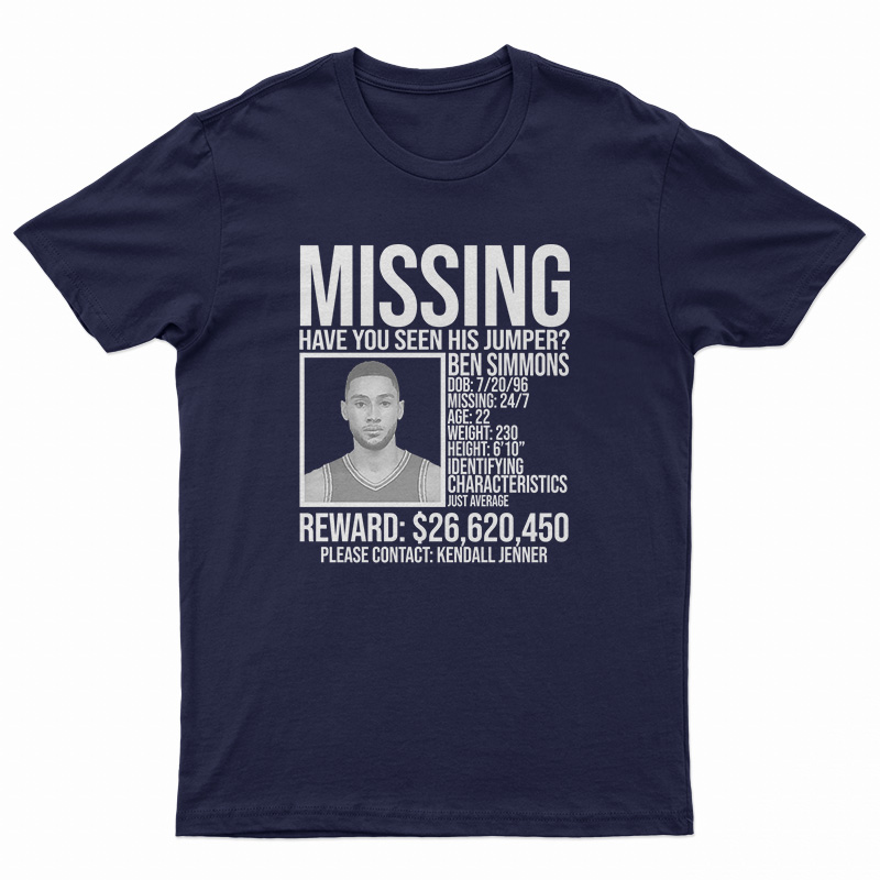 Ben Simmons Missing Jump Shot T-Shirt