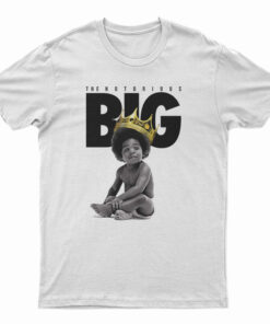 Biggie Smalls The Notorious BIG Baby King Crown T-Shirt