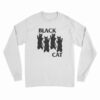 Black Cat Flag Parody Black Flag Long Sleeve T-Shirt