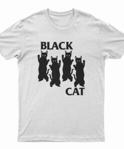 Black Cat Flag Parody Black Flag T-Shirt