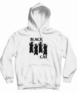 Black Cat Flag Parody Black Flag Hoodie