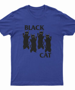 Black Cat Flag Parody Black Flag T-Shirt
