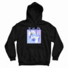 Blue Japanese Kawaii Strawberry Milkshake Funny Hoodie