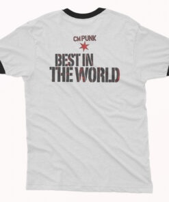 CM PUNK Best In The World Ringer T-Shirt