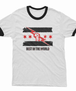 CM PUNK Best In The World Ringer T-Shirt