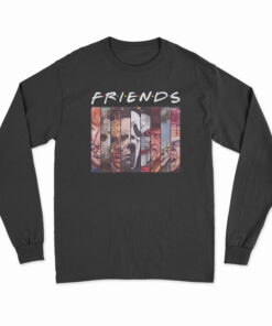 Friends Horror Characters Long Sleeve T-Shirt
