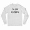 Greta Gerwig Long Sleeve T-Shirt
