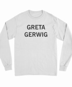 Greta Gerwig Long Sleeve T-Shirt