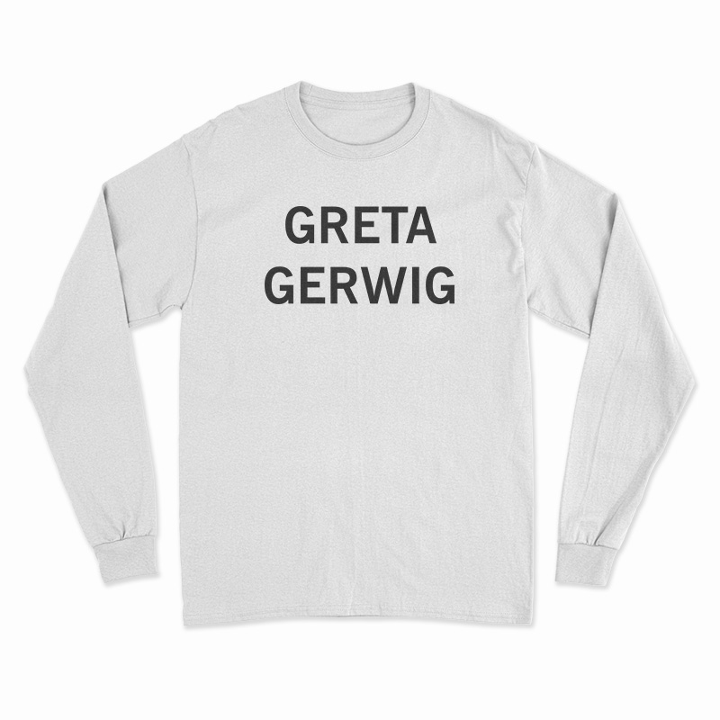 Greta Gerwig Long Sleeve T-Shirt