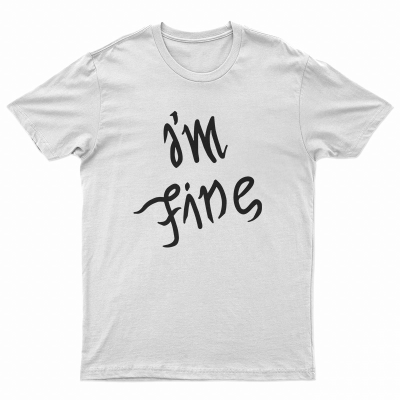 I'm Fine Save Me Ambigram T-Shirt