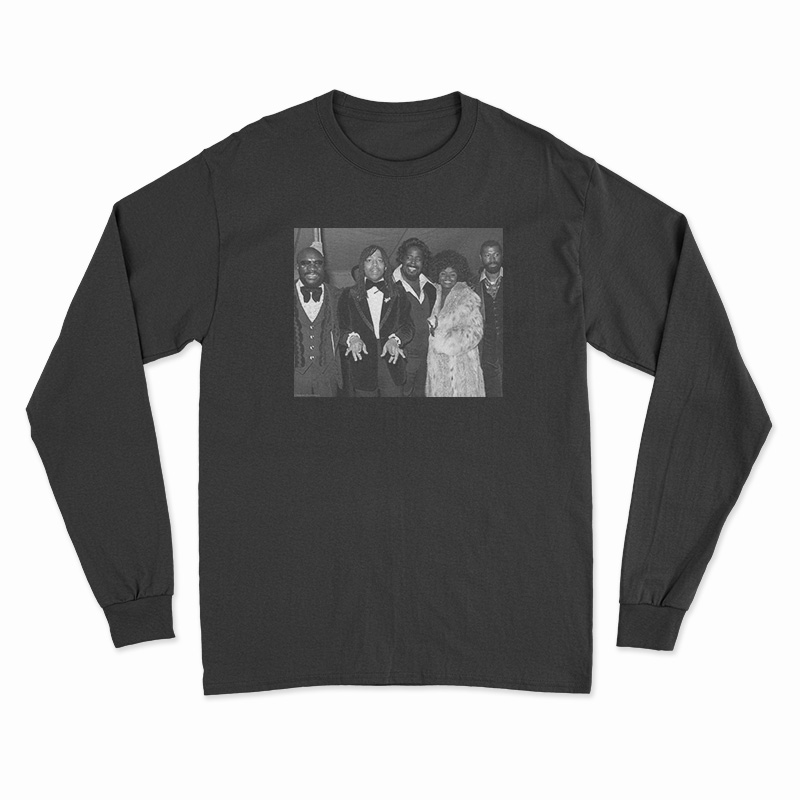 Isaac Hayes Rick James Barry White Glodean White And Teddy Pendergrass Long Sleeve T-Shirt