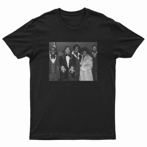 Isaac Hayes Rick James Barry White Glodean White And Teddy Pendergrass T-Shirt