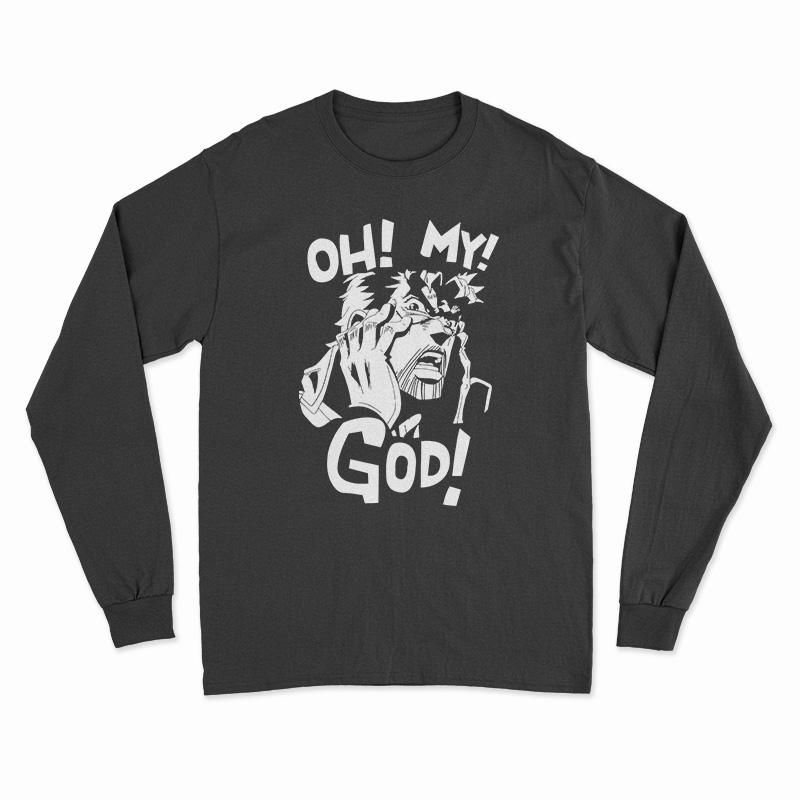 JoJo's Bizarre Adventure Joseph Joestar Oh My God Long Sleeve T-Shirt