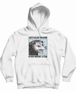 Let's Eat Trash And Get Hit By A Car Raccoon Hoodie