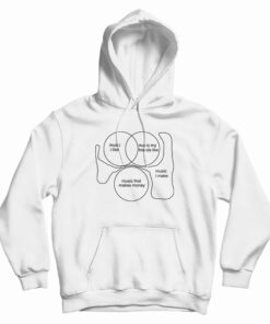 Music I Like Music My Friends Like Music That Makes Money Hoodie