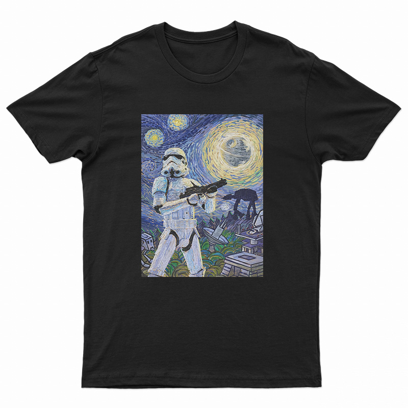 stormtrooper starry night t shirt