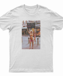 Stefania Ferrario We Only Fuck Vaccinated Men T-Shirt